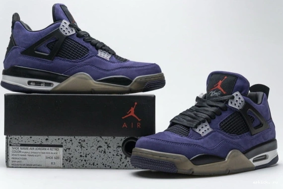 Cheap EP Air x Purple Travis Scott Retro 4 AJ4-766302 Jordan AJ4-766302 0524